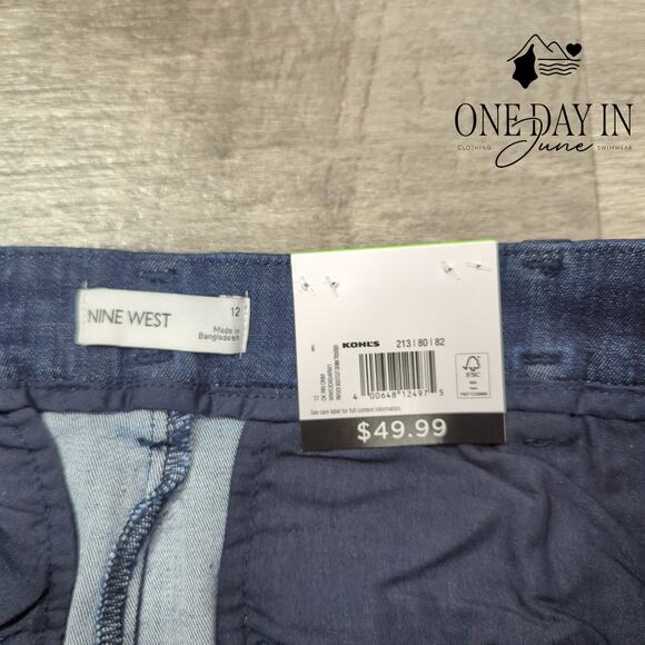 Nine West High Rise Bootcut Jeans Size 12 - Picture 2 of 6